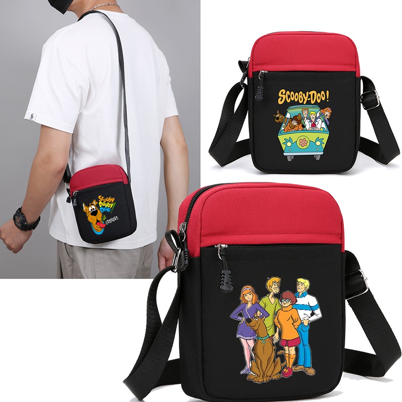Women'S Bags Everyday - スクービードゥー クロスボディバッグ 女性用 漫画アニメパターンプリントショルダーバッグ ユニセックス アウトドアファッションハンドバッグ