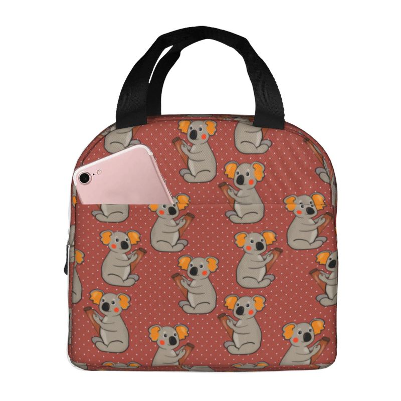 Women Bags In Australia - オーストラリア コアラ ベア 断熱ランチトートバッグ 女性用 保温保冷ランチバッグ