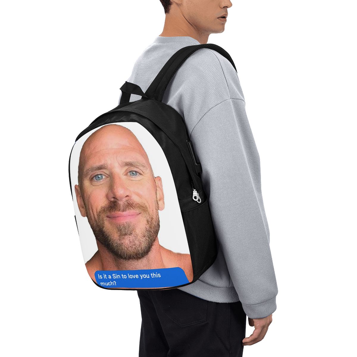 Women Bags For Women - Johnny Sins Flirty Text Bubble バックパック