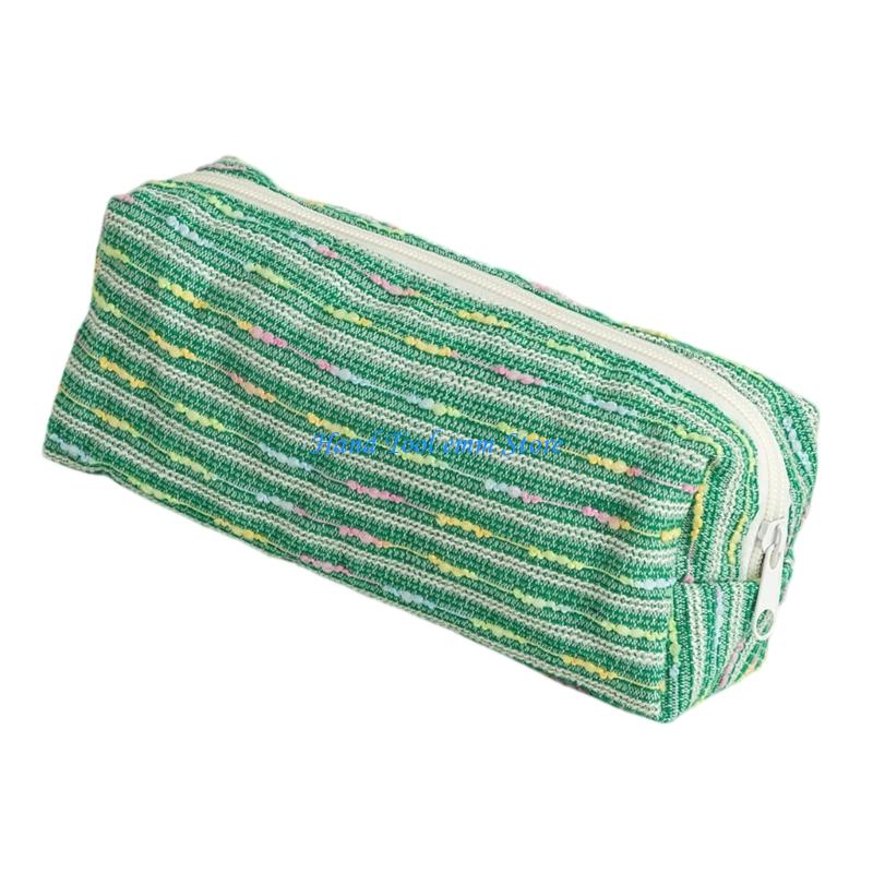 Women Bags For Office Use - H37F カラフルな生地の鉛筆ケース大容量鉛筆ポーチ学校オフィス用