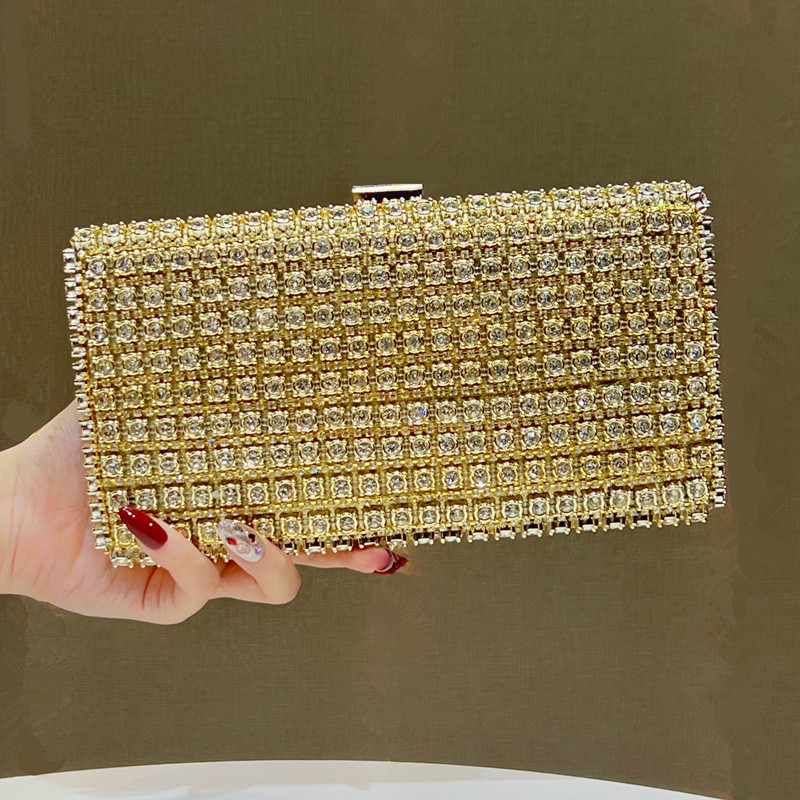 Women Bags High End Brands - 2026年ラグジュアリーファッションフルラインストーンレディースディナーバッグブランド高級パーティーイブニングクラッチ財布とハンドバッグ花嫁クロスボディバッグ