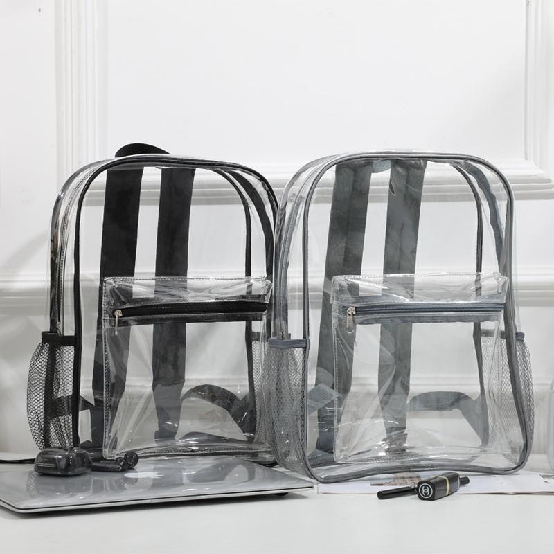 Women'S Bags Everyday - ホット販売透明 PVC アウトドアスポーツフィットネスナップサックカジュアル旅行目に見えるバックパック大容量防水ショルダーバッグ