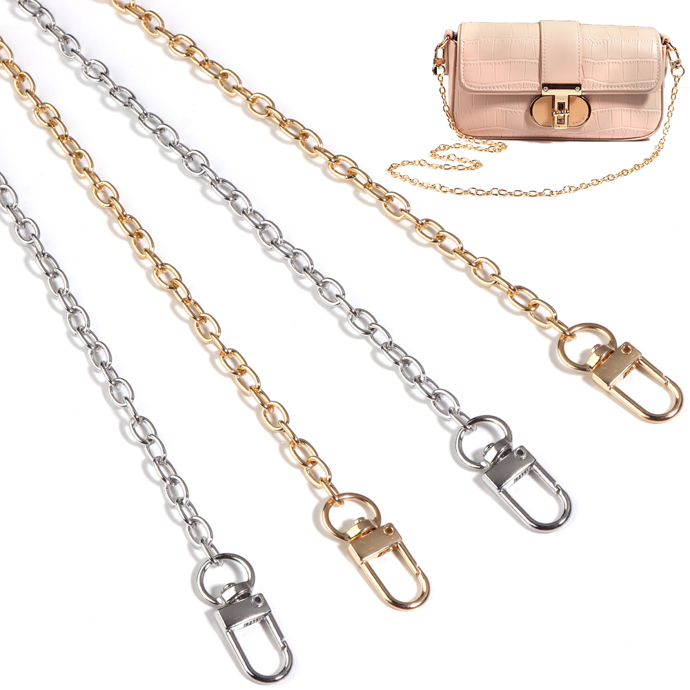 Women'S Bags Everyday - 20/40/80/120 センチメートル金属アルミバッグチェーンショルダーベルト交換バッグストラップ女性のための手作り延長チェーンバッグアクセサリー