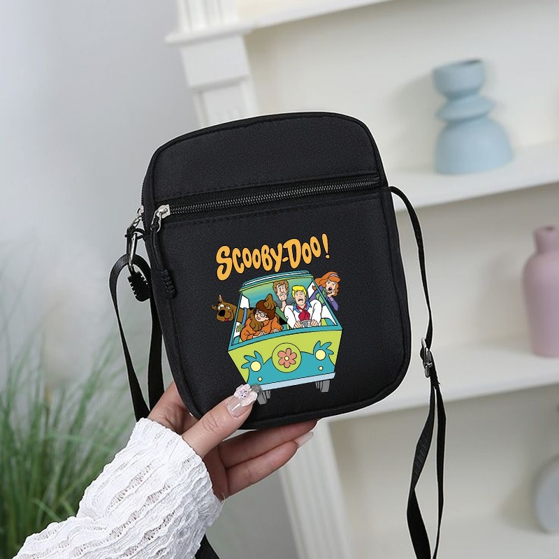 Women'S Bags Everyday - スクービードゥー クロスボディバッグ 女性用 漫画アニメパターンプリントショルダーバッグ ユニセックス アウトドア