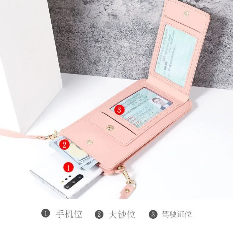 Women'S Bags Everyday - クロスボディ携帯電話バッグ女性女の子用ユニバーサル携帯電話オーガナイザーポーチタッチスクリーン携帯ケースショルダーバッグPUレザー