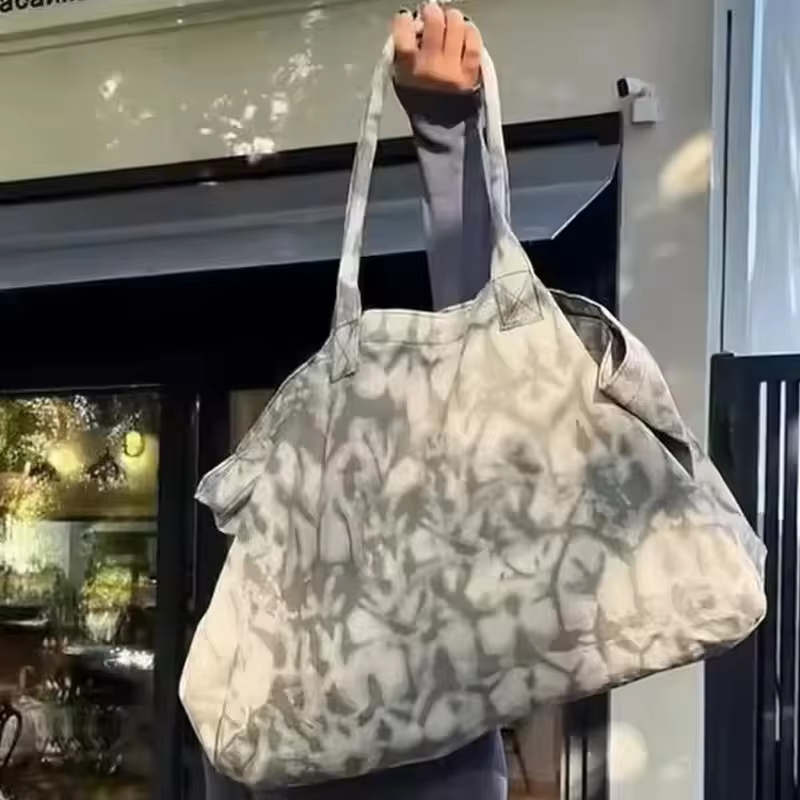 Women'S Bags Everyday - カジュアルフィットネスバッグ 女性用ヨガバッグ トレンド 大容量ショルダーバッグ レディーストートバッグ キャンバス学生バッグ
