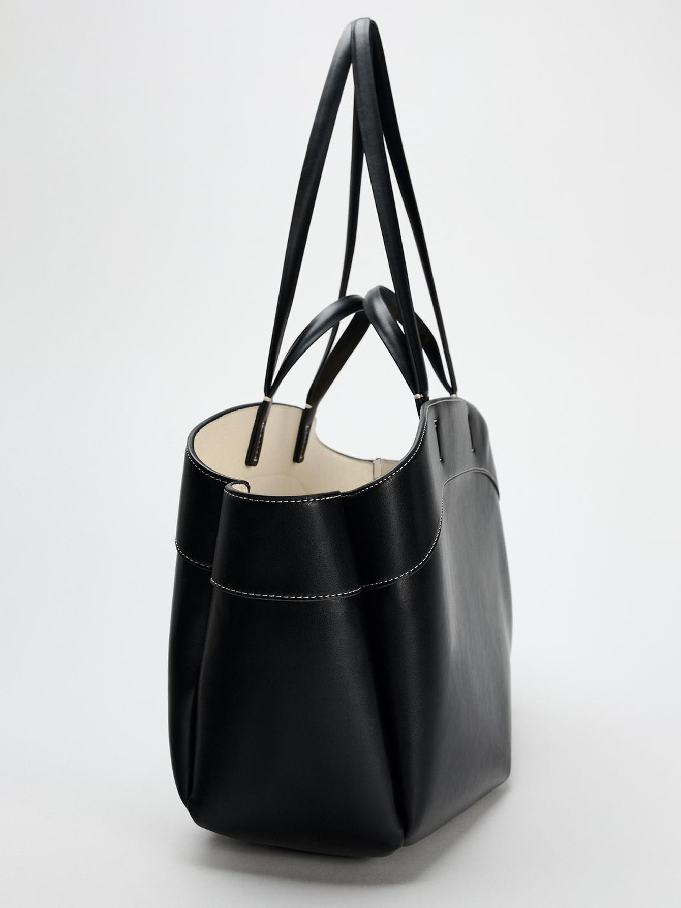 女性トートバッグ脇の下ポーチ大容量 Pu レザーショルダーバ - Women Bags Zara のレビューと価格