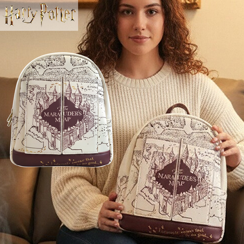 ハリー・ポッター地図柄プリントコスプレ女性用ダブルストラップ - Women'S Bags Everyday のレビューと価格