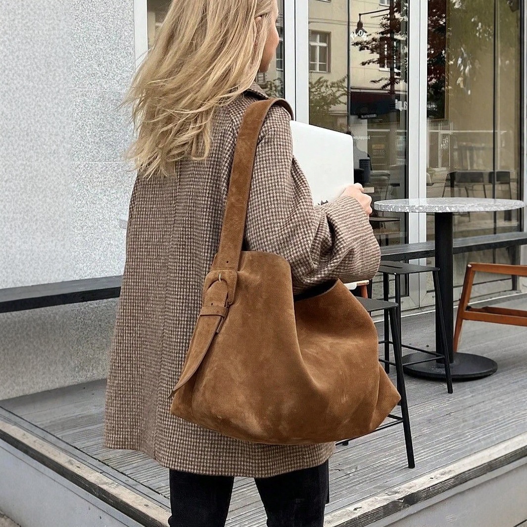 Cgcbag-女性用ヌバックレザーバケットバッグ,高品質のヴ - Women Bags Zara のレビューと価格