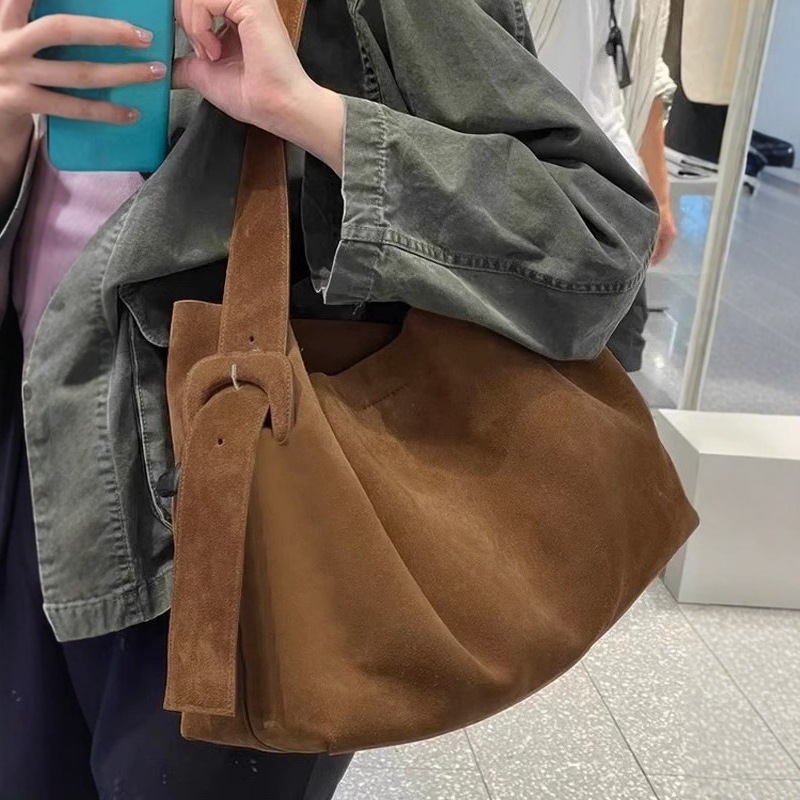 Cgcbag-女性用ヌバックレザーバケットバッグ,高品質のヴ - Women Bags Zara のレビューと価格