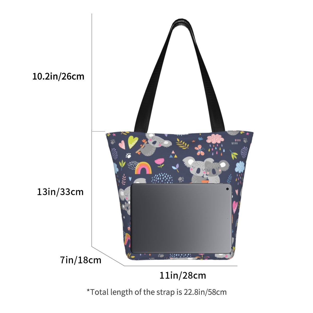 カスタムかわいいオーストラリアコアラベアショッピングバッグ女 - Women Bags In Australia のレビューと価格