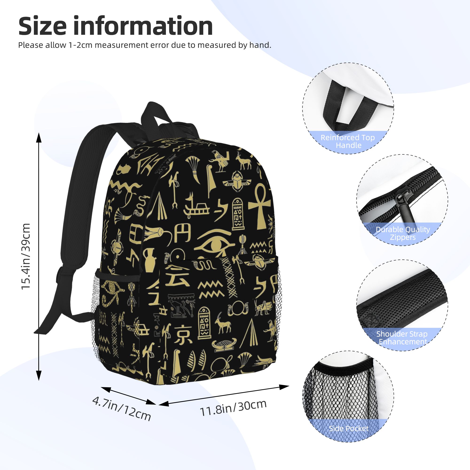 古代エジプトの神ホルスとアヌビスエジプトのファラオバックパッ - Women Bags Egypt Sale のレビューと価格