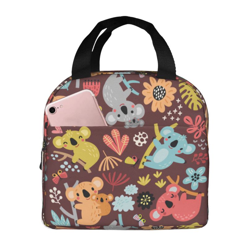 カスタムオーストラリアベアコアラ断熱ランチバッグ女性用ランチ - Women Bags In Australia のレビューと価格