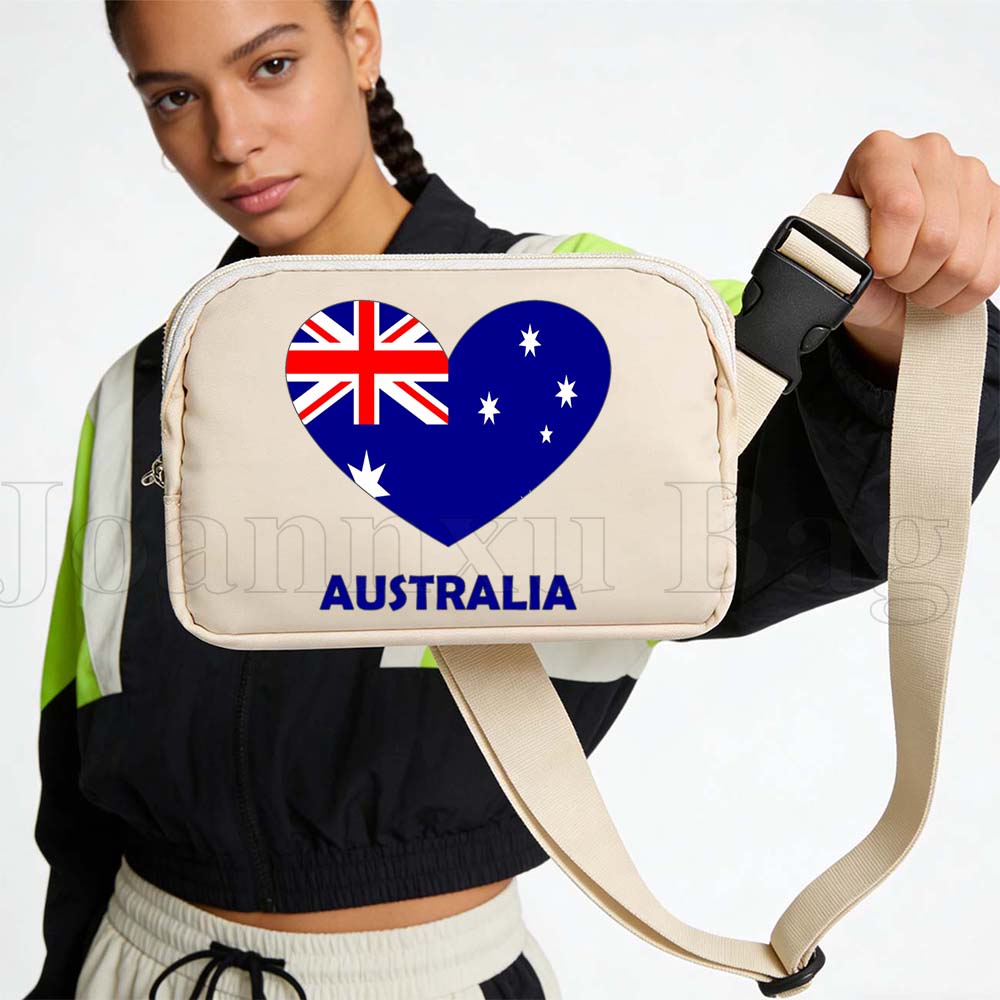 オーストラリア国旗ファニーパックスポーツウエストモバイルバッ - Women Bags In Australia のレビューと価格