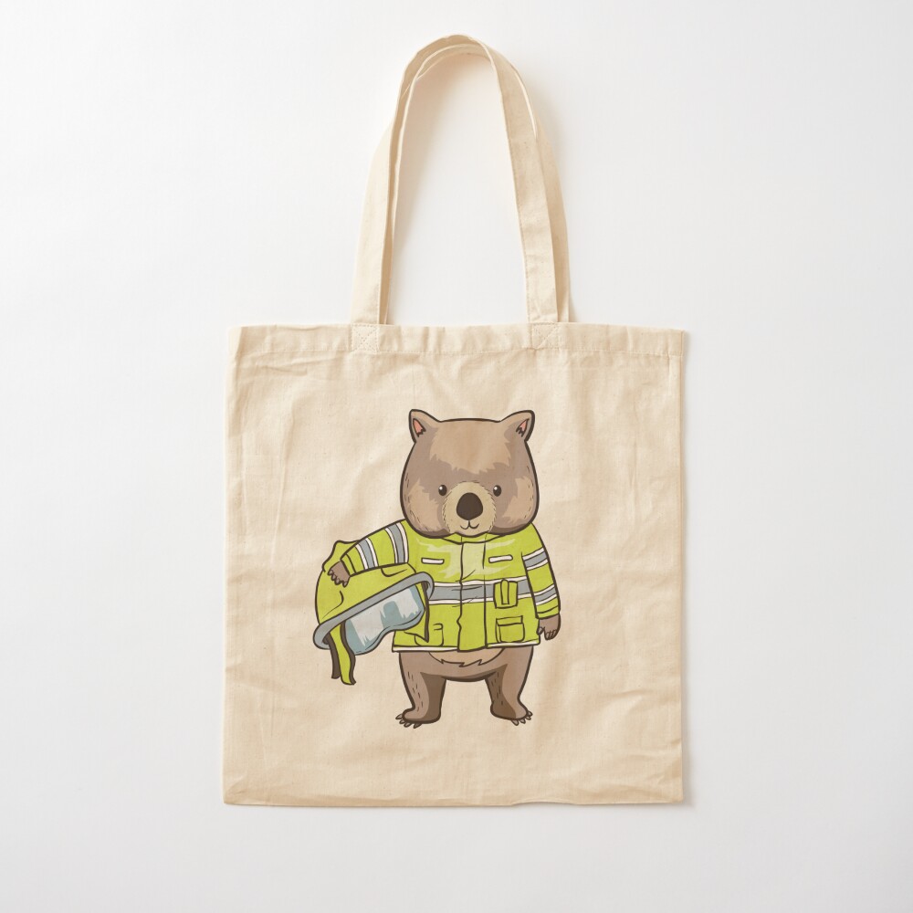 ウォンバット消防士オーストラリアヒーローギフトトートバッグ女 - Women Bags In Australia のレビューと価格