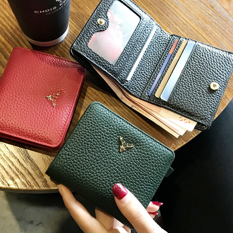 女性用牛革財布,小さな牛革の財布,短い薄い財布,シックなクリ - Women Bags Zara のレビューと価格