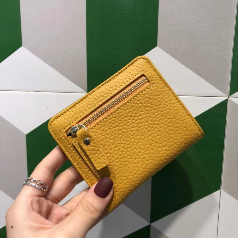 女性用牛革財布,小さな牛革の財布,短い薄い財布,シックなクリ - Women Bags Zara のレビューと価格