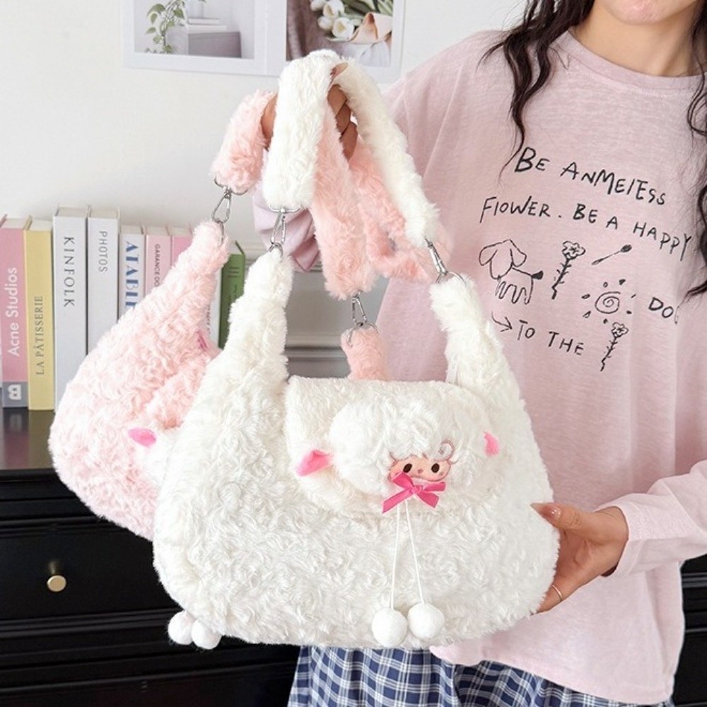 クリエイティブな女性用バッグ かわいいポンポン付き 軽量クロ - Women Bags For Office Use のレビューと価格