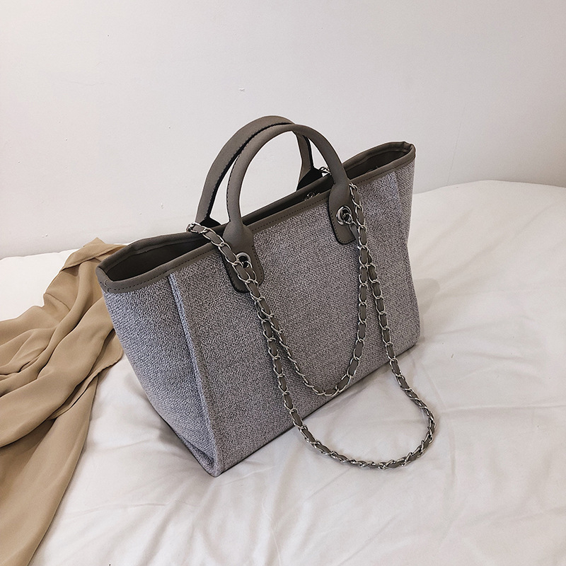 SGARR 高品質の女性のキャンバスハンドバッグ大容量チェー - Women Bags Zara のレビューと価格