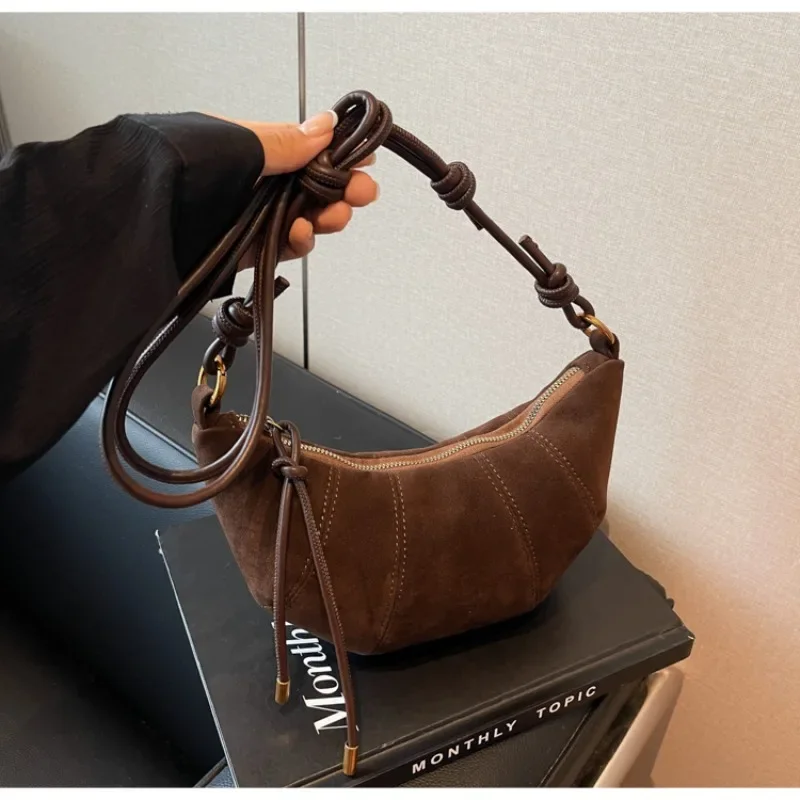 ベルベット素材ジッパー 2024 高品質ショルダーバッグ無地 - Women Bags Zara のレビューと価格
