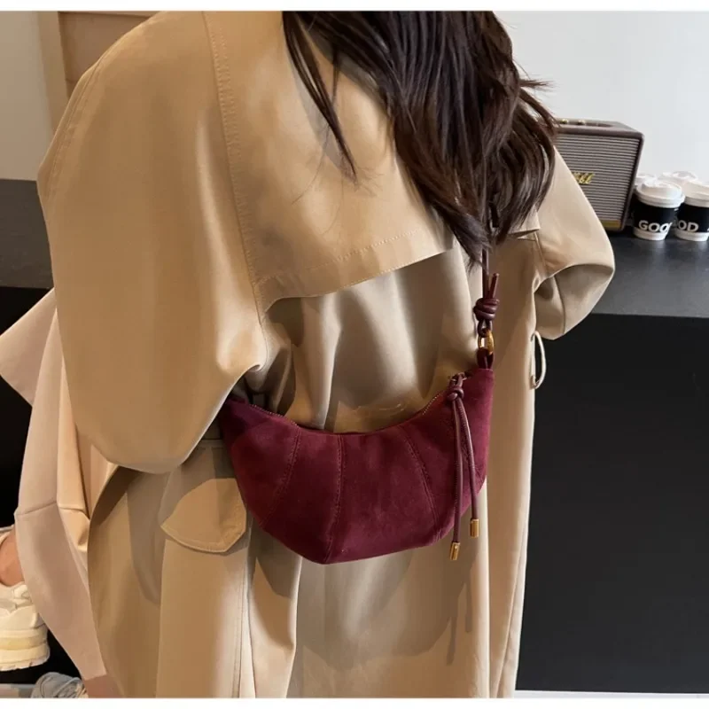 ベルベット素材ジッパー 2024 高品質ショルダーバッグ無地 - Women Bags Zara のレビューと価格